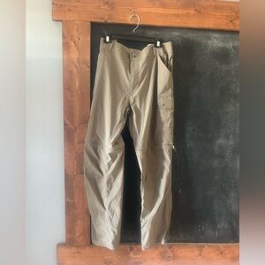 Kuhl renegade convertible stealth zip off system Men's Cargo Pants in gray 40x32
